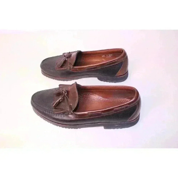 Allen Edmonds "Nashua" 42250 Leather Fringe Tassel Men's Slip on Shoes Size 9D - Picture 4 of 11